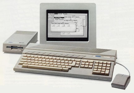 Atari ST com MIDI onboard